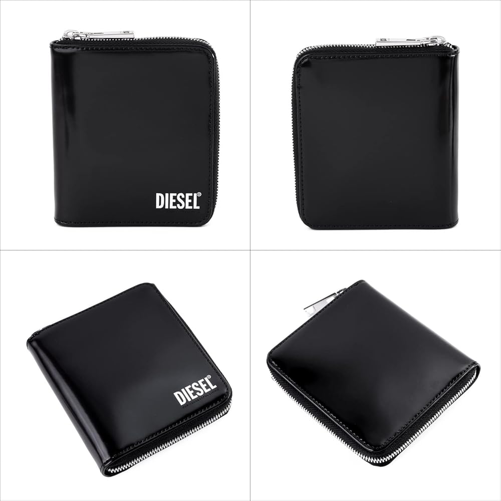 DIESEL 黒 二つ折り財布 ディーゼル DIESEL 二つ折り財布 メンズ デニム NEELA XS WALLET